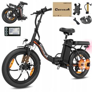 Rower elektryczny damski miejski Cheevalry 48V 16AH 100KM 20" E-bike męski